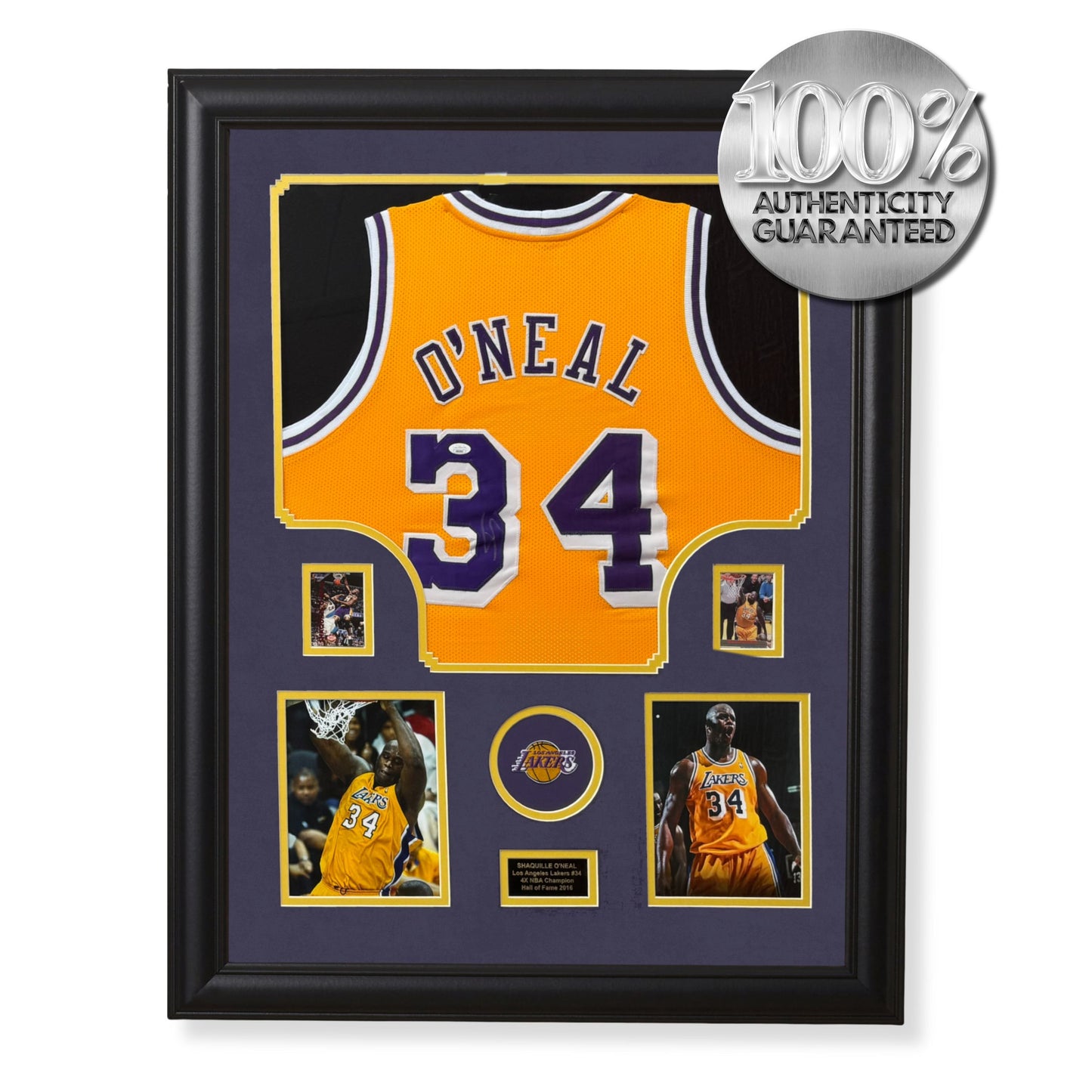 Kobe Bryant & Shaquille O'Neal (Los Angles Lakers) Signed Jerseys